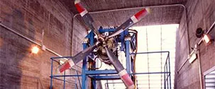 Banco de pruebas de turbofan TFE 731 para el Ejército del Aire