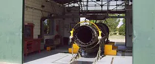Banco de pruebas del turbojet ATAR 09K50