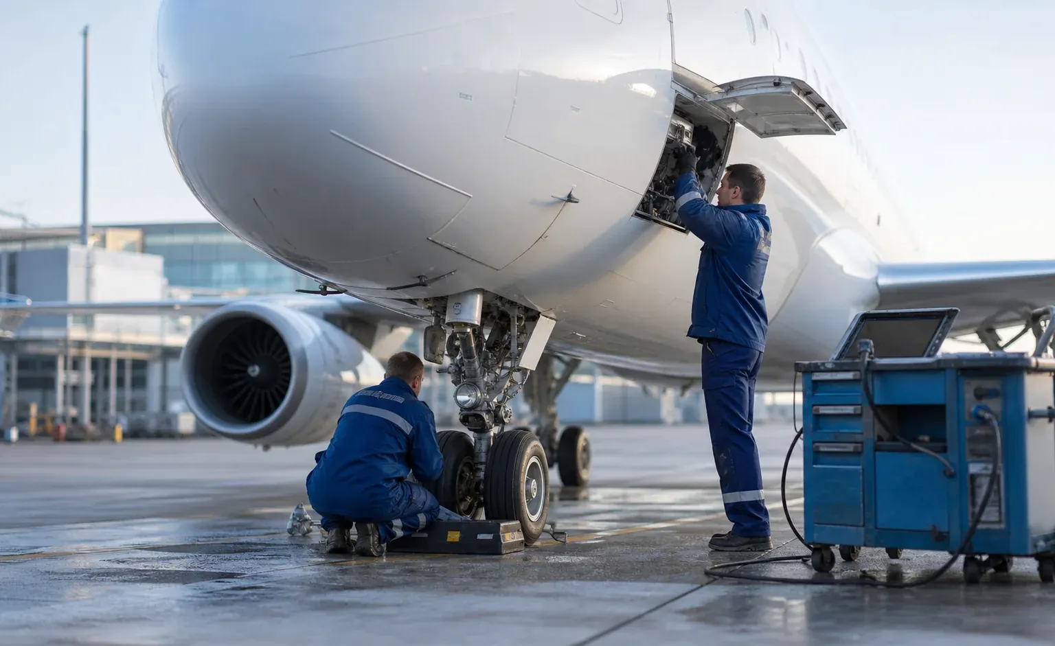 Instalaciones y servicios de mantenimiento aeroportuario