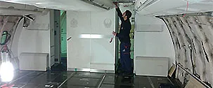 Mantenimiento en línea de interiores para Iberia Mantenimiento