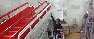 Restauración de cinco plataformas Narrow Body para Groundforce en Barcelona (2012)