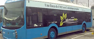 Carga eléctrica por inducción en autobuses EMT